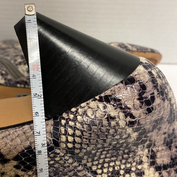 Franco sarto snake skin leather ankle boots size 6.5 - Picture 7 of 7